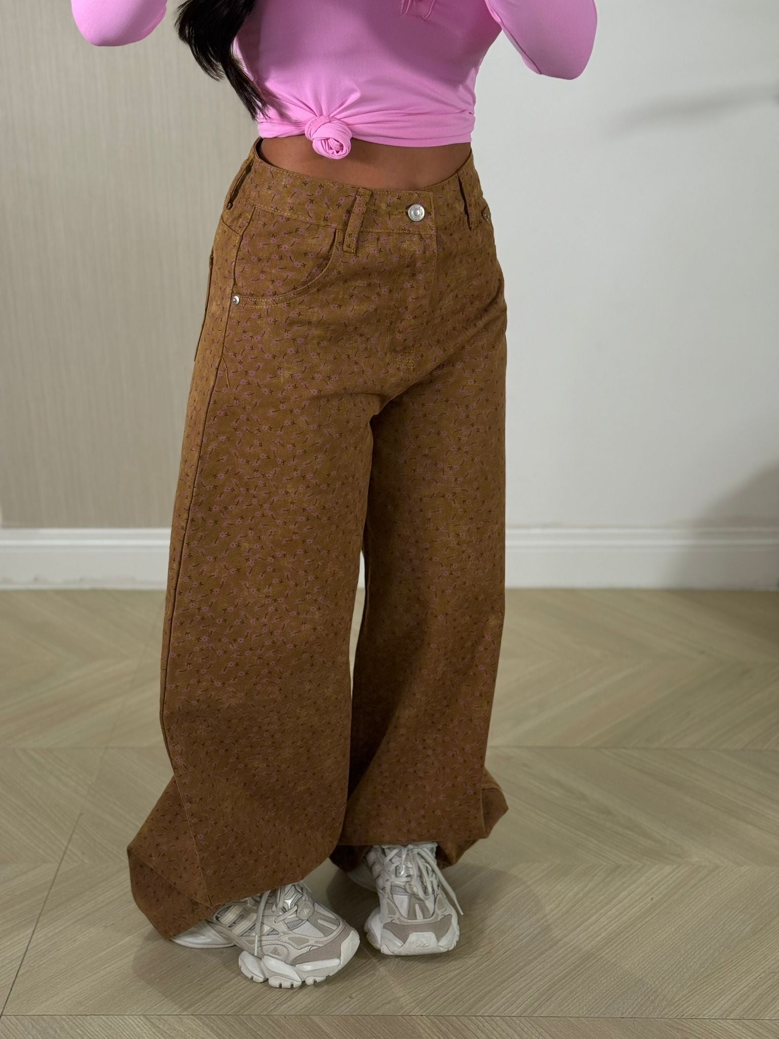 Jeans Fiorellini Marrone
