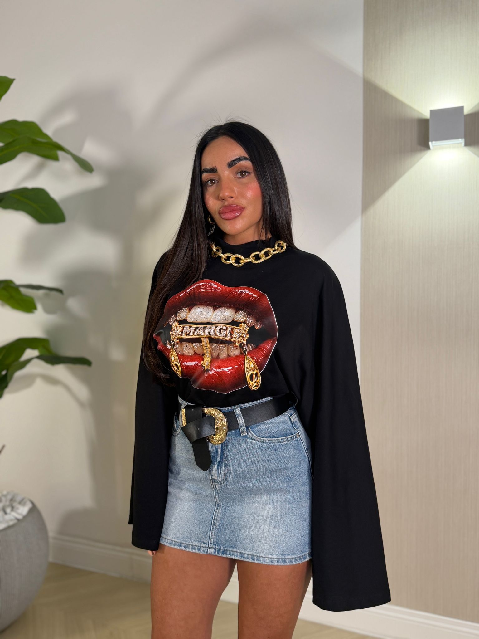 Maglia Bisous Nera