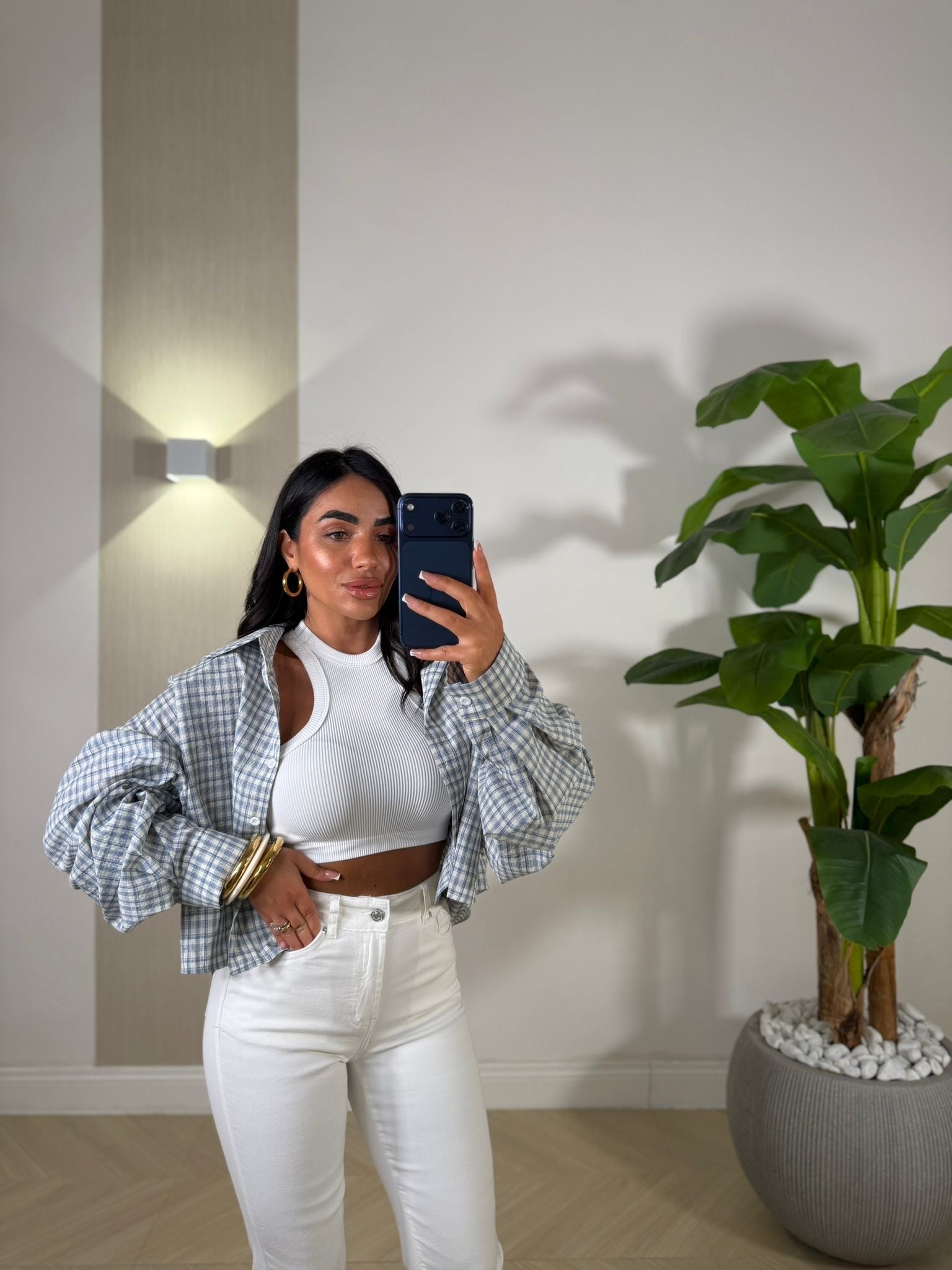 Camicia Twins Celeste