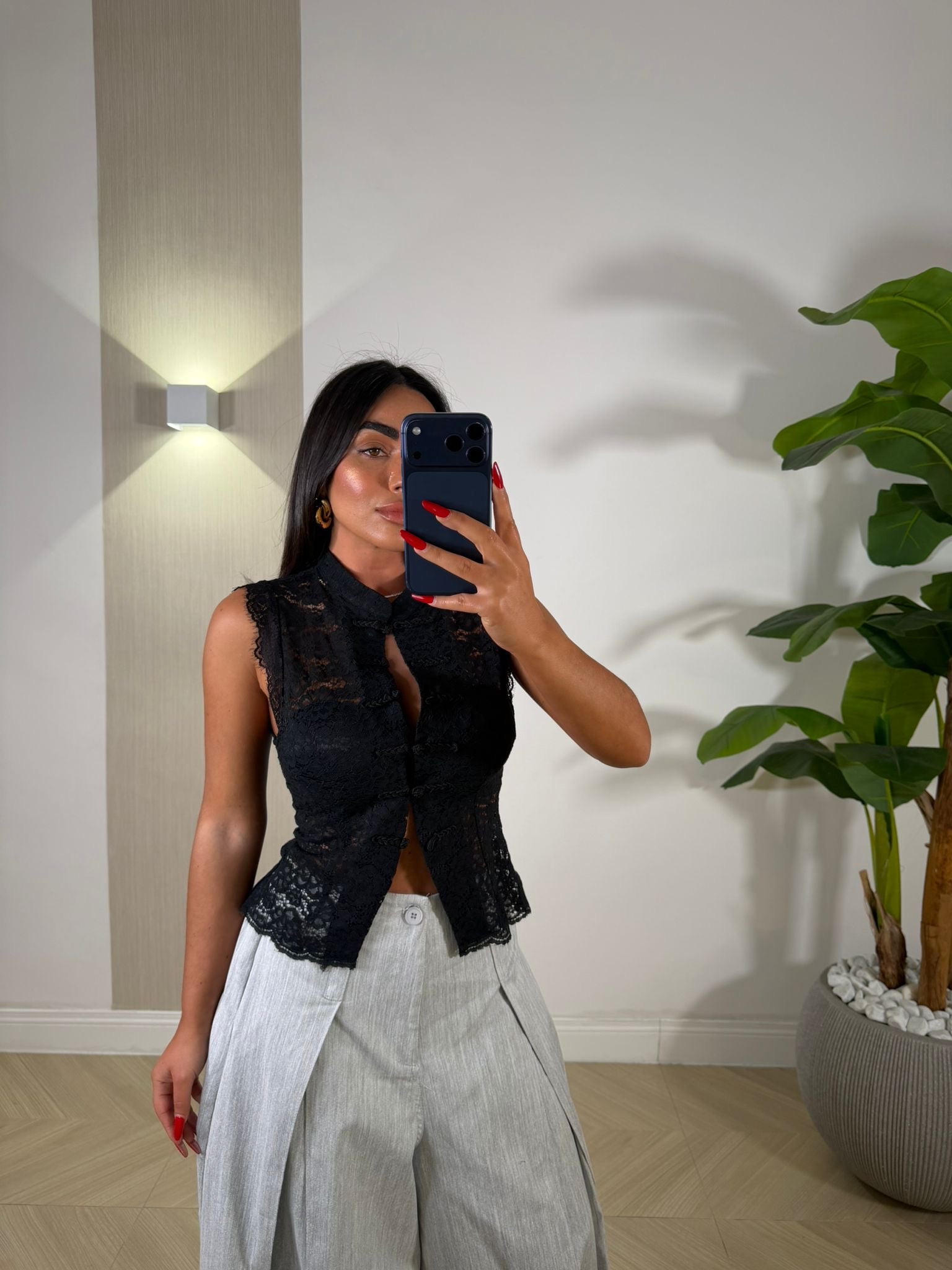 Camicietta Top Mocha