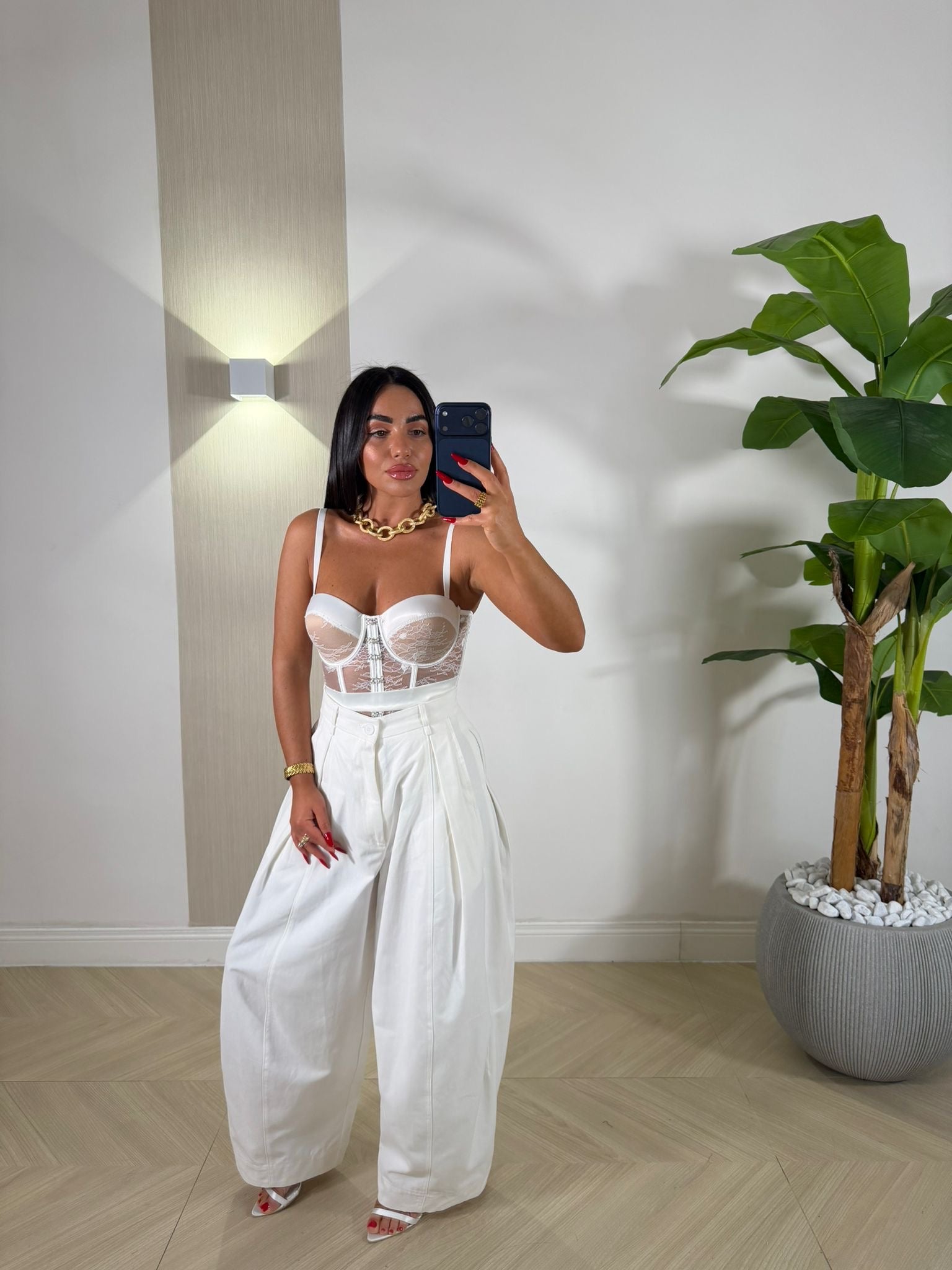 Pantalone Madam Bianco