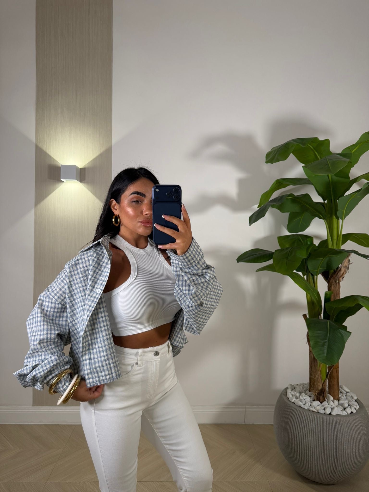 Camicia Twins Celeste
