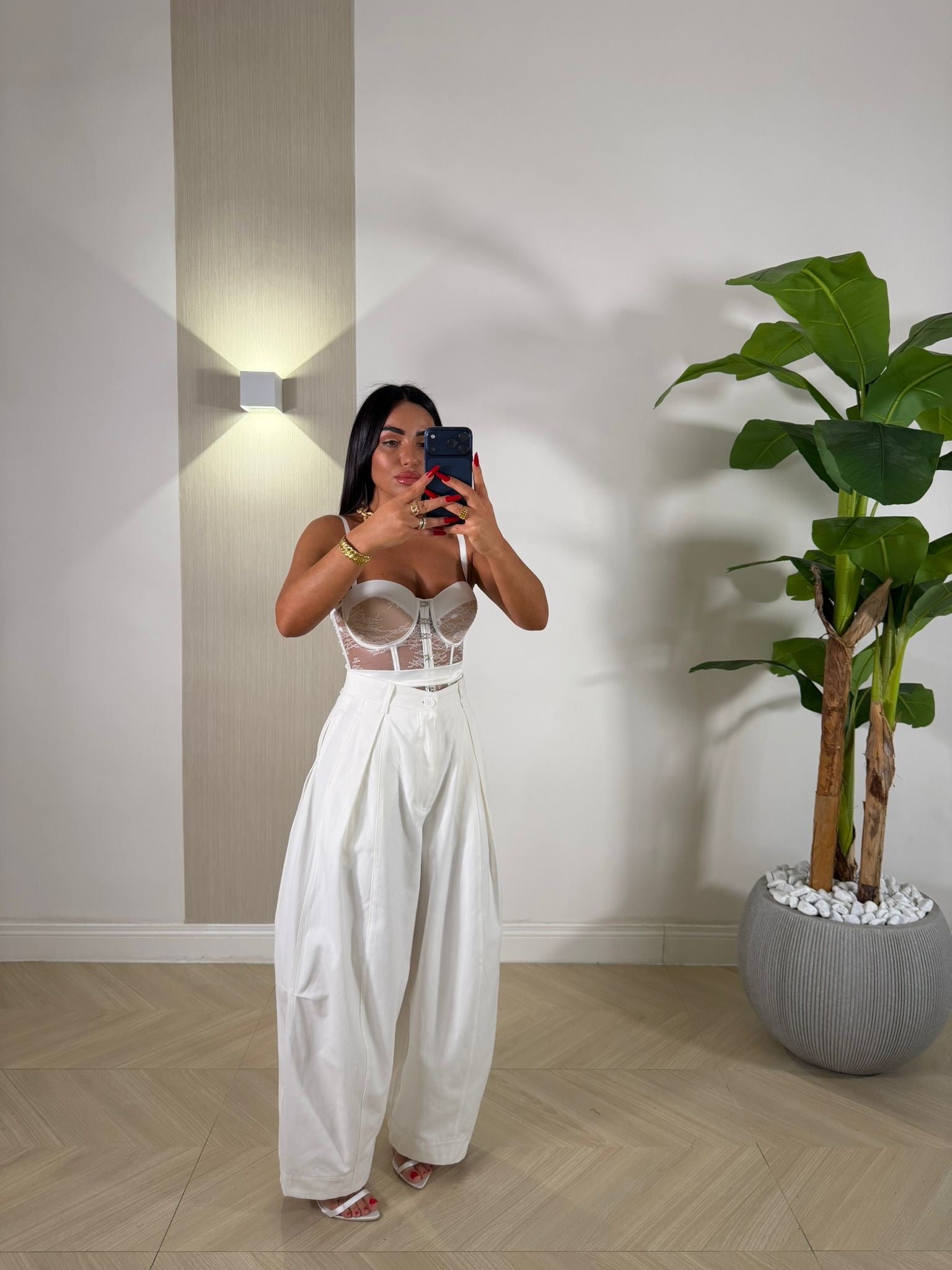 Pantalone Madam Bianco