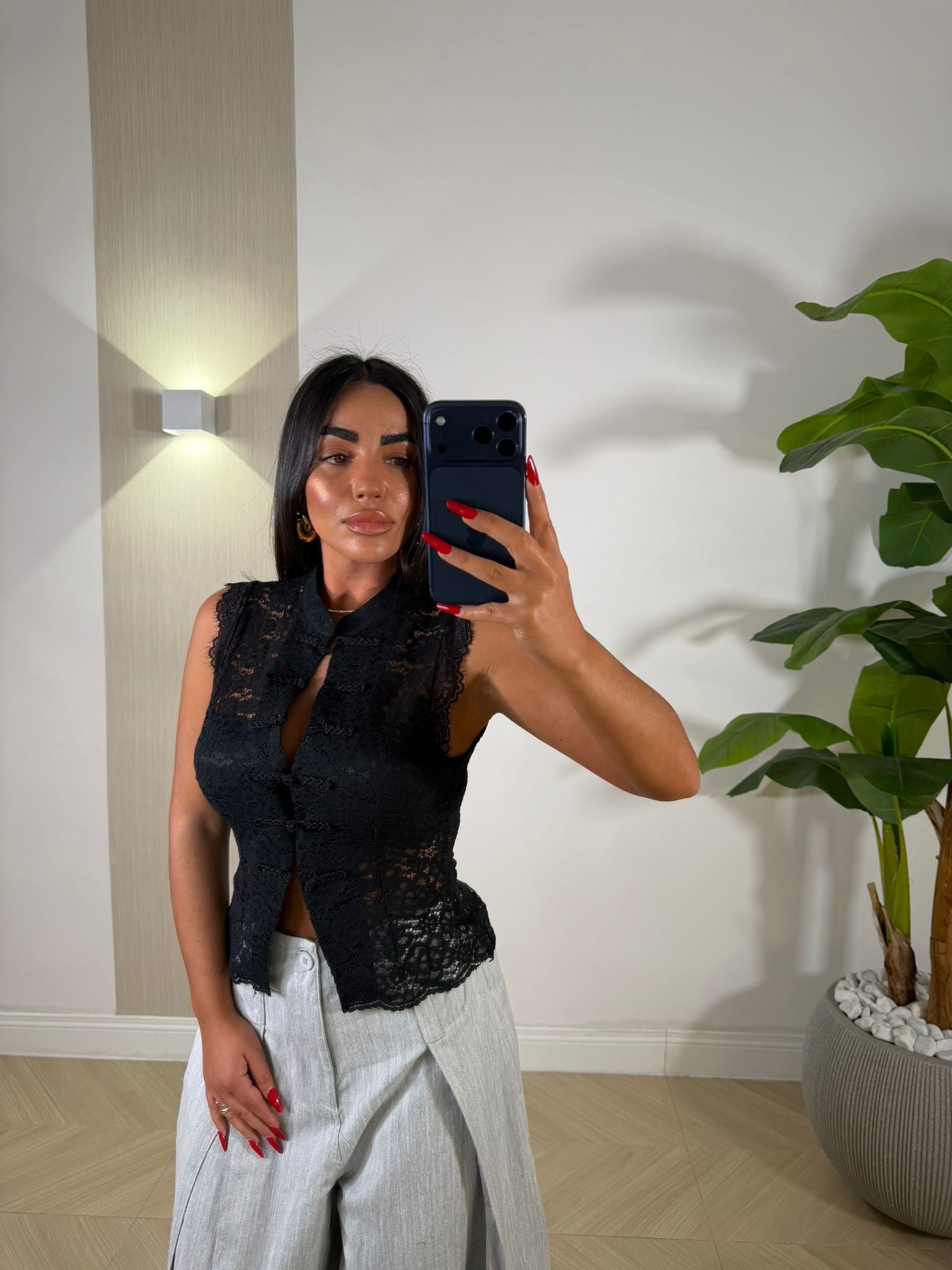 Camicietta Top Mocha