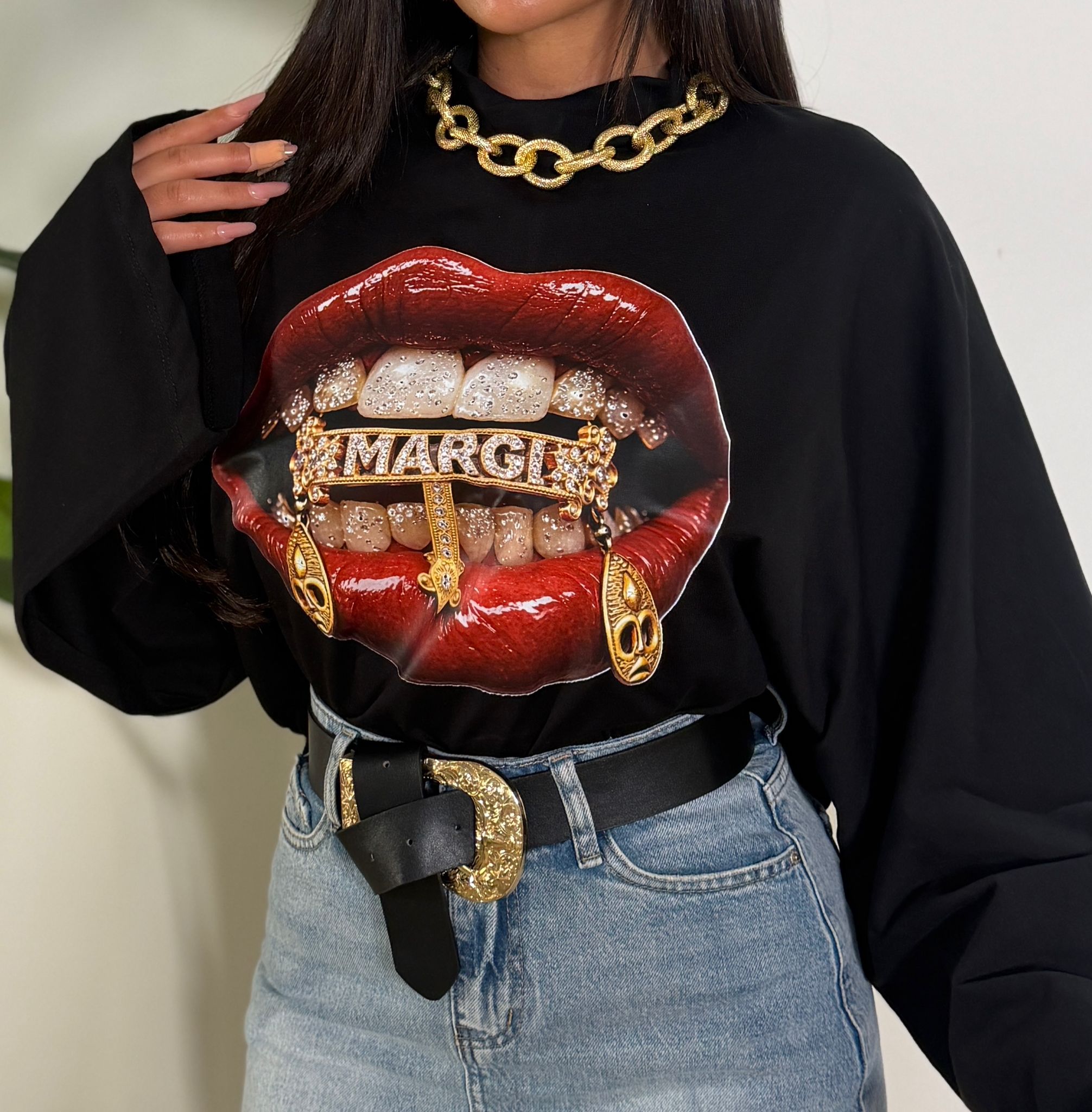 Maglia Bisous Nera