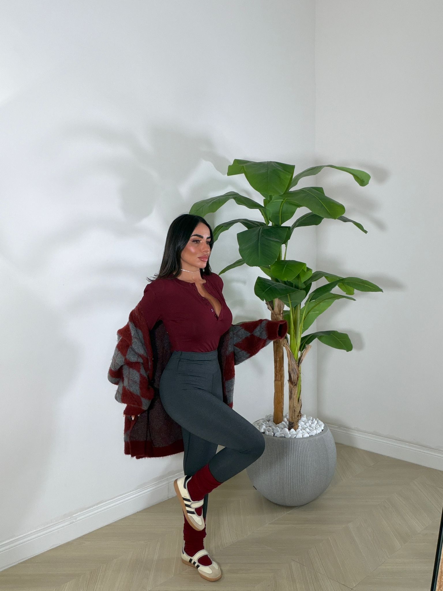 Leggins Super Fit Grigio Scuro