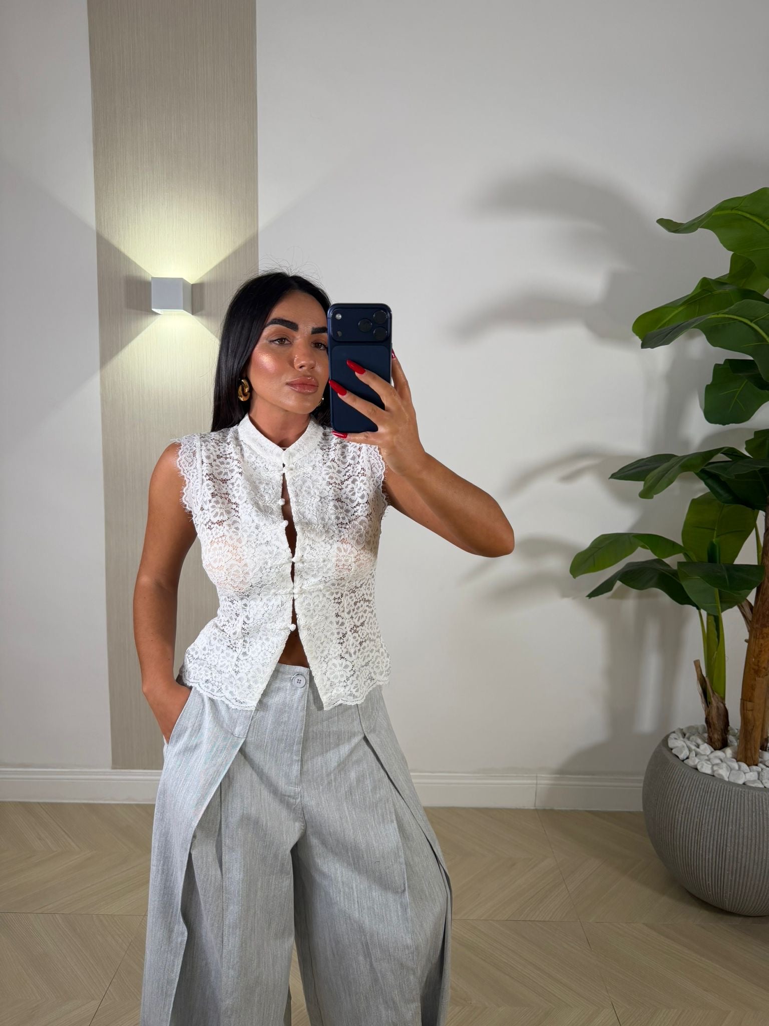 Camicietta Top Mocha